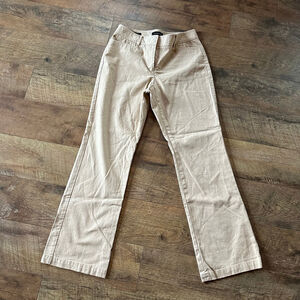 Women's Talbots Boot Cut & Flare Pants Size 6 Beige